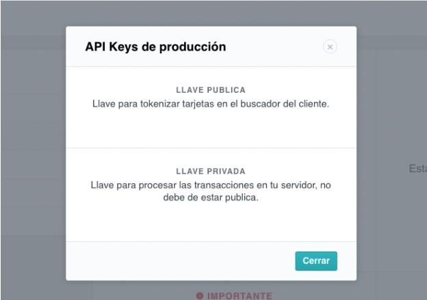 API keys