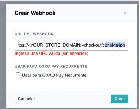 Webhook url