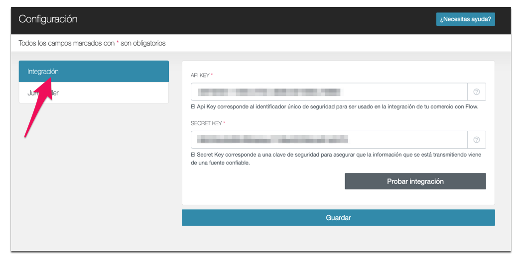 Integración Flow