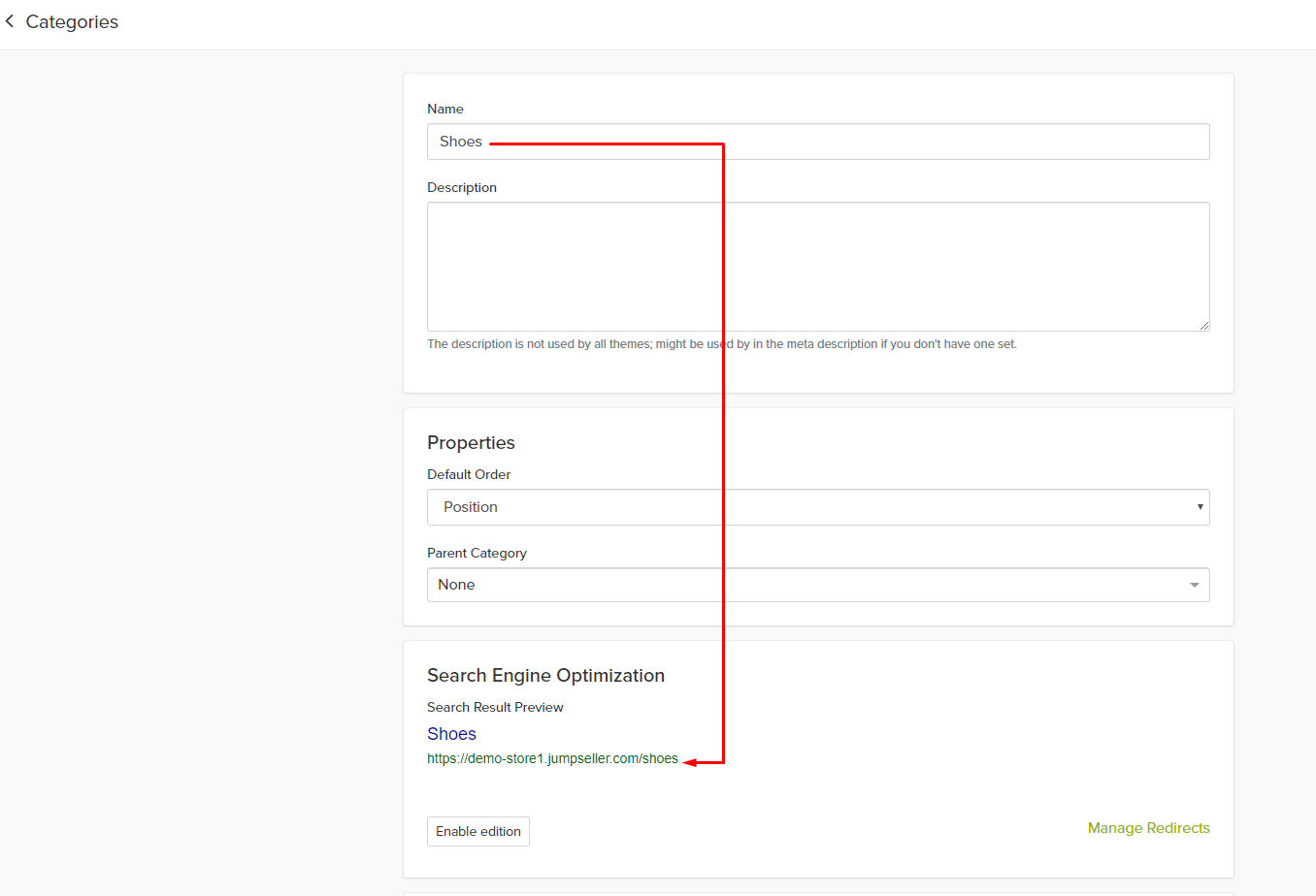redirects