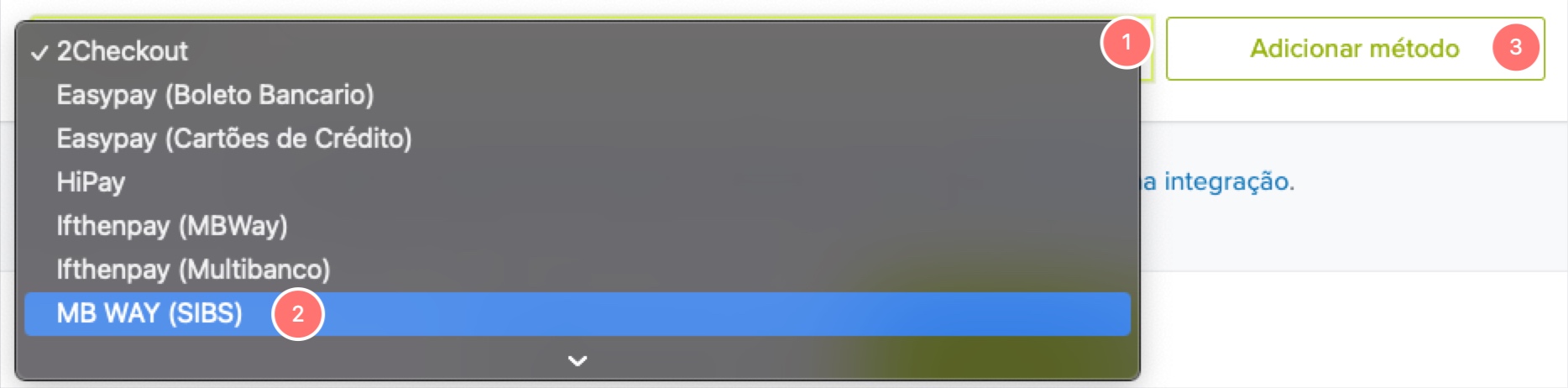 adicionar método