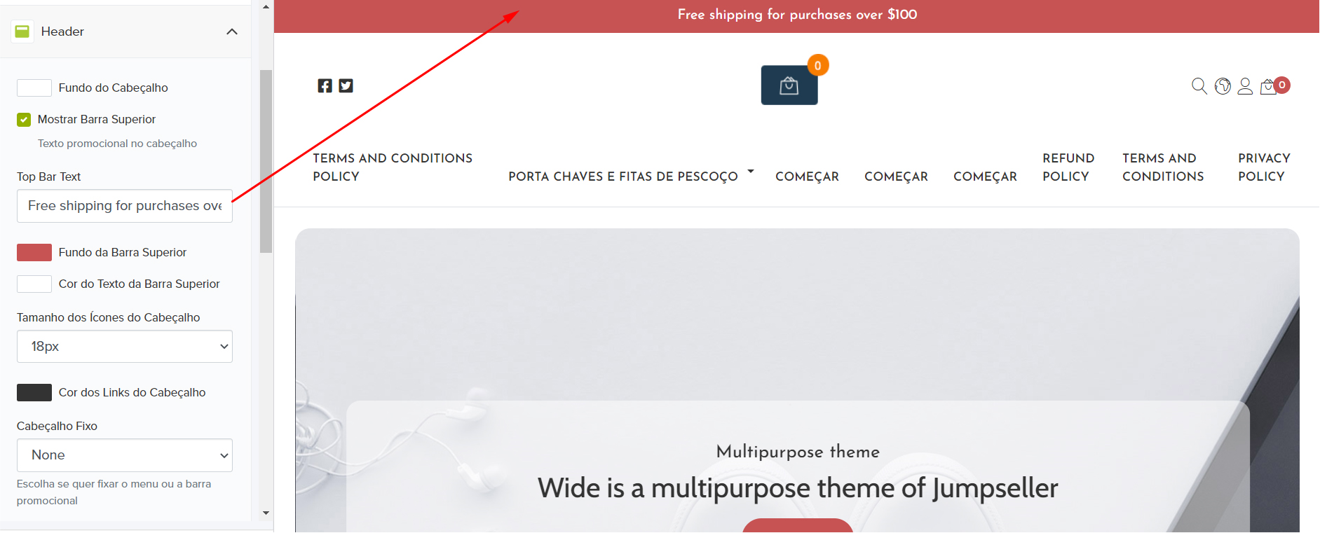 Wide Theme