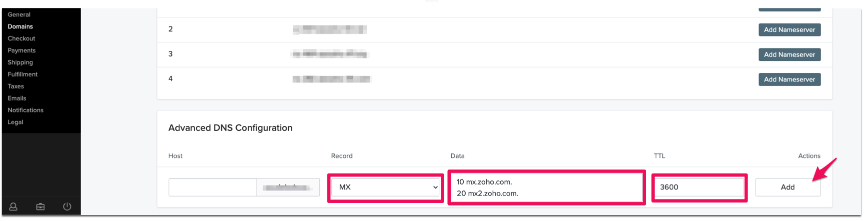 Zoho MXs